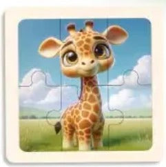 P073 - 6 pcs Infant cognitive puzzles (4 puzzles for 2 $)