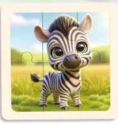 P073 - 6 pcs Infant cognitive puzzles (4 puzzles for 2 $)