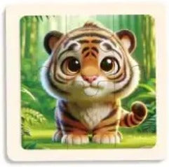 P073 - 6 pcs Infant cognitive puzzles (4 puzzles for 2 $)