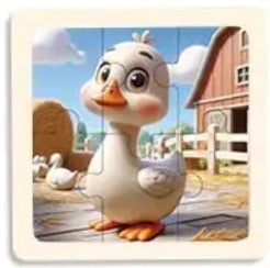 P073 - 6 pcs Infant cognitive puzzles (4 puzzles for 2 $)