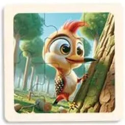 P073 - 6 pcs Infant cognitive puzzles (4 puzzles for 2 $)
