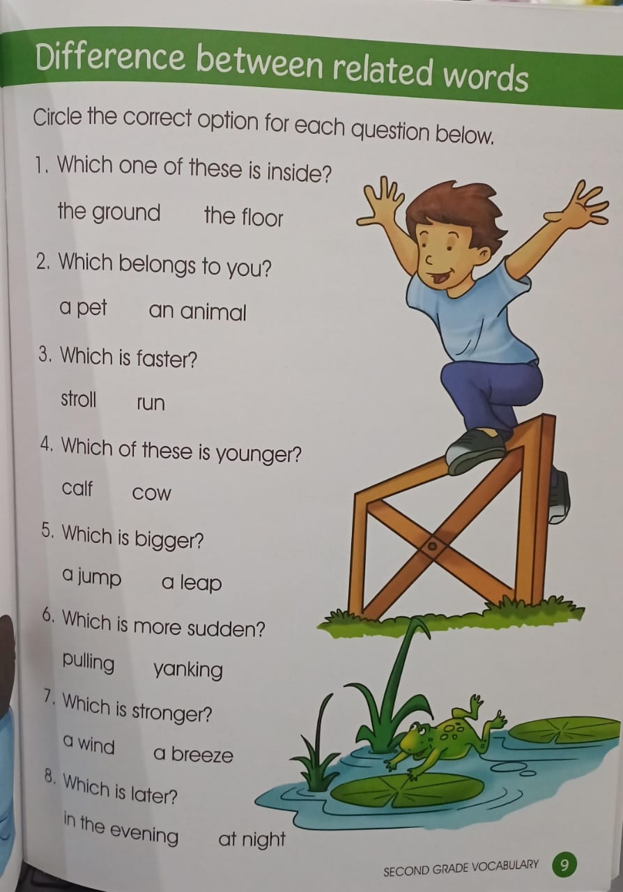 A378 - Vocabulary - Second grade