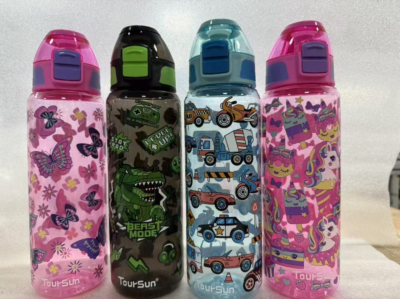 SBA005 - 800 ml Toursun® plastic water bottle without straw