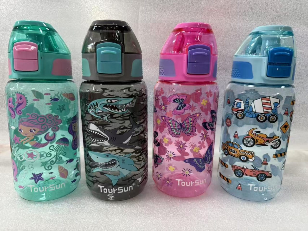 SBA006 - 540 ml Toursun® plastic water bottle without straw