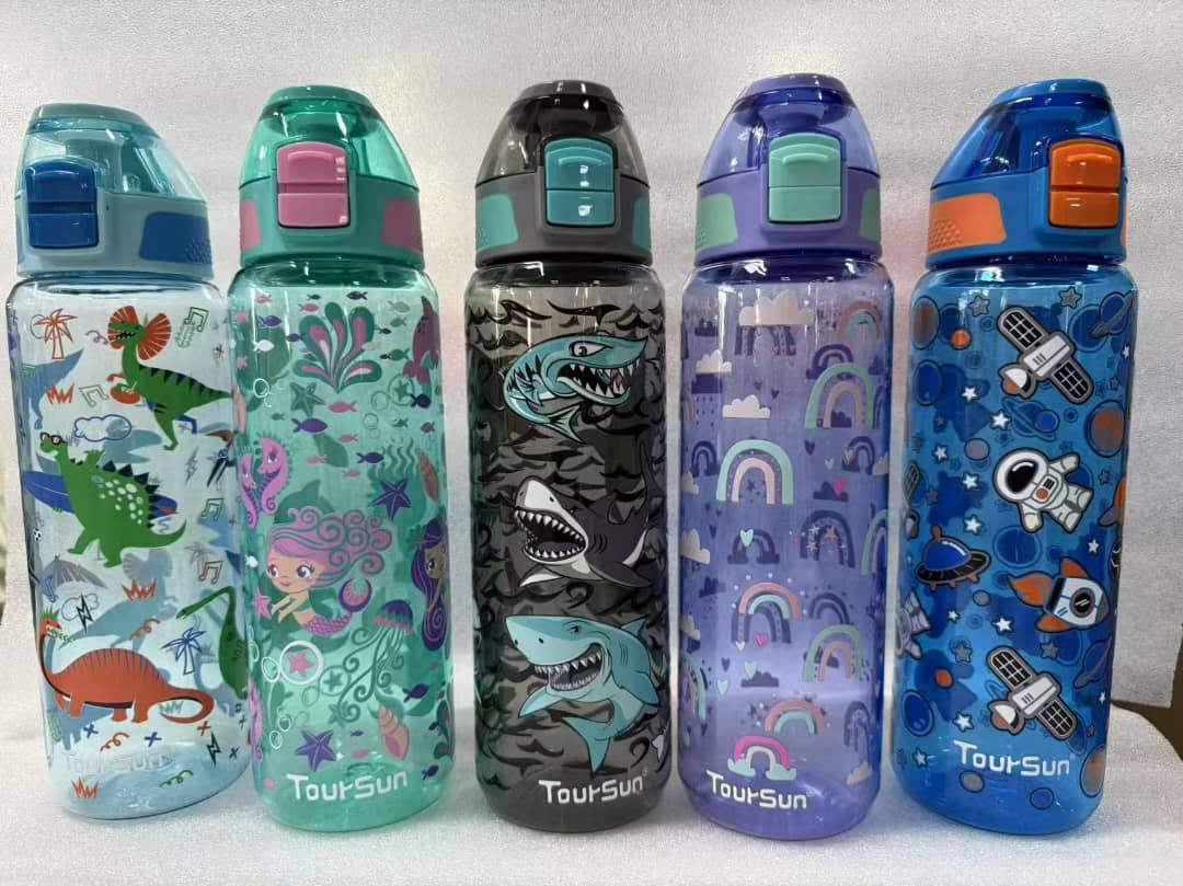 SBA005 - 800 ml Toursun® plastic water bottle without straw