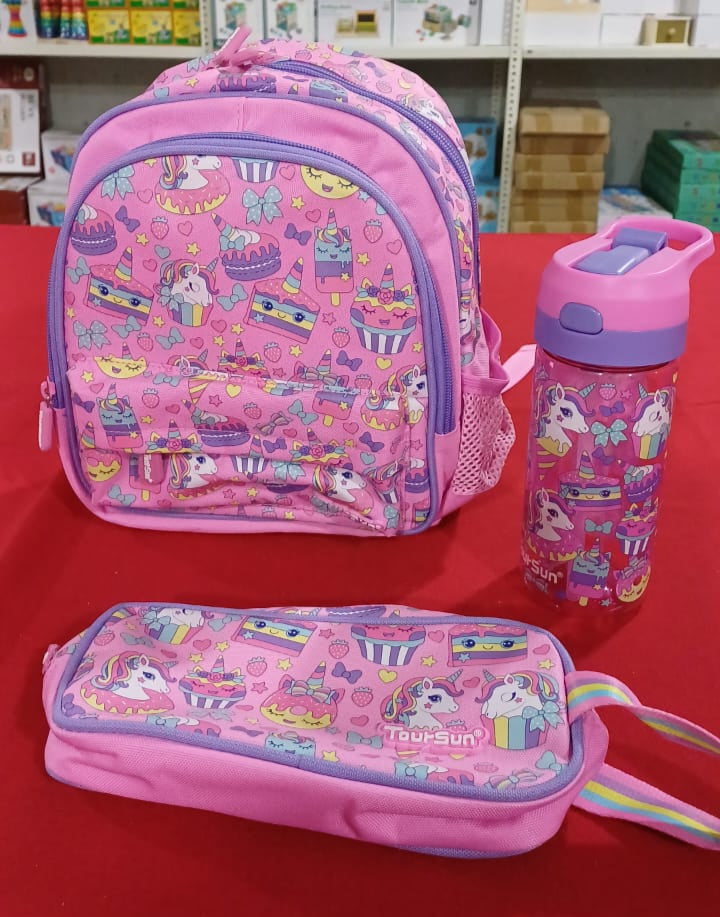 SB011 - 26 cm Toursun® school bag unicorn design