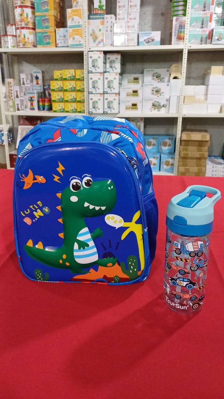 SB001 - 30 cm 3D school bag dinosaur design