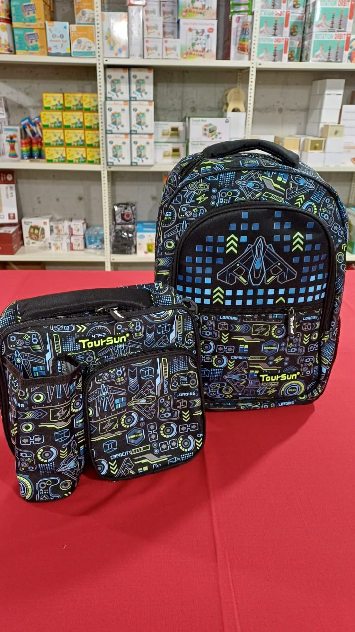 SB013 - 42 cm Toursun® school bag video games design