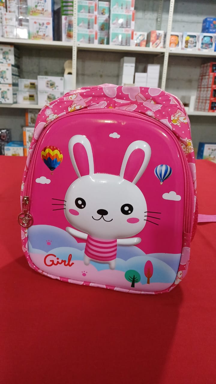SB001 - 30 cm 3D school bag bunny design