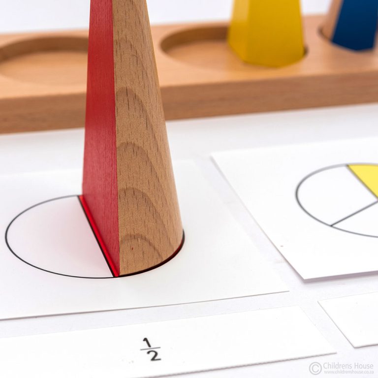 Mo110 - Montessori fraction cards