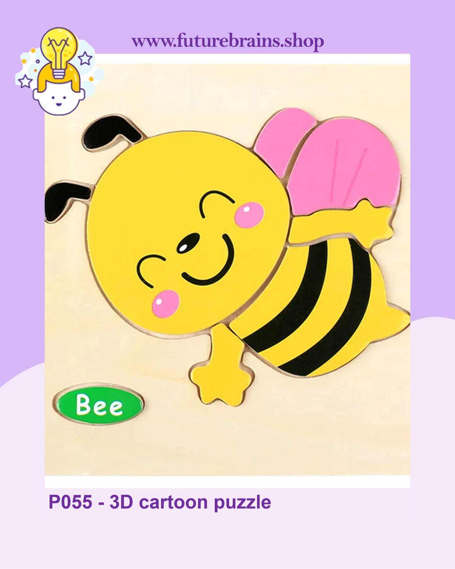 P055 - 3D cartoon puzzle (buy 5 for 4$)