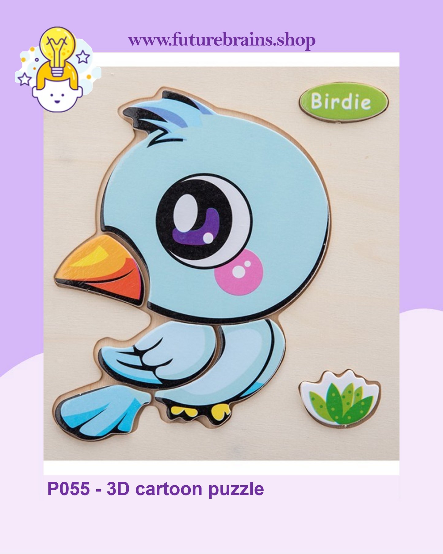 P055 - 3D cartoon puzzle (buy 5 for 4$)