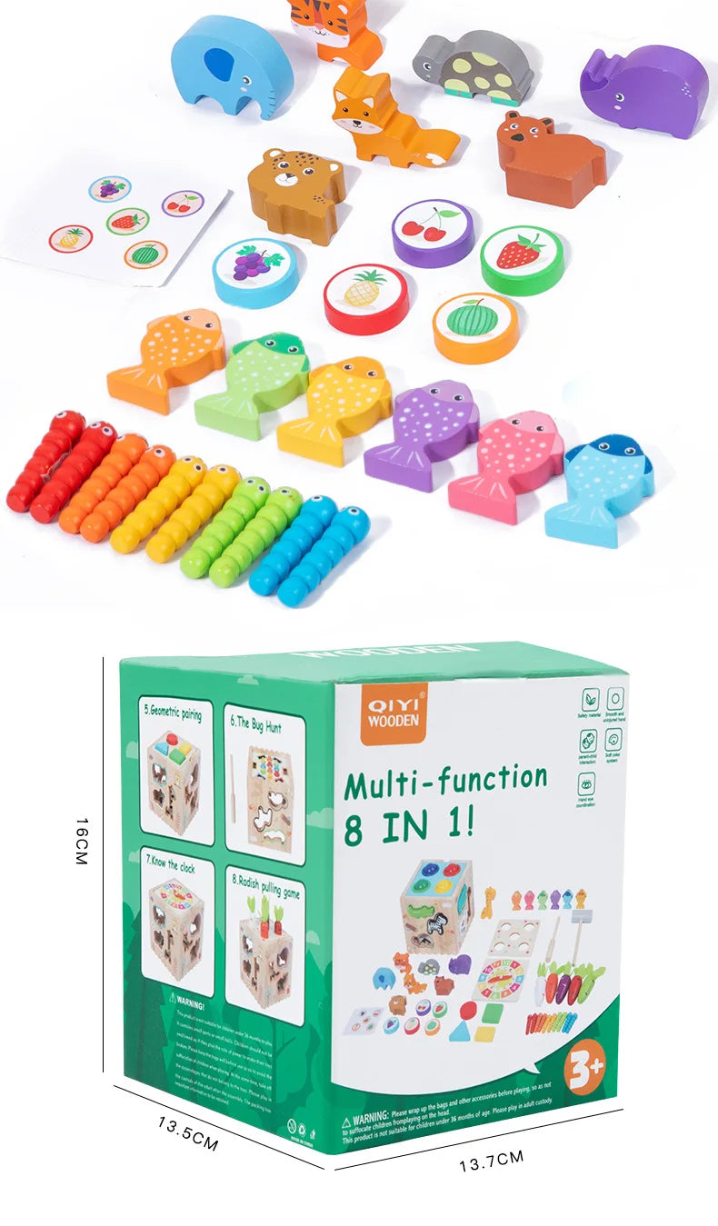 M312 - Multi-function 8 in 1 activity cube