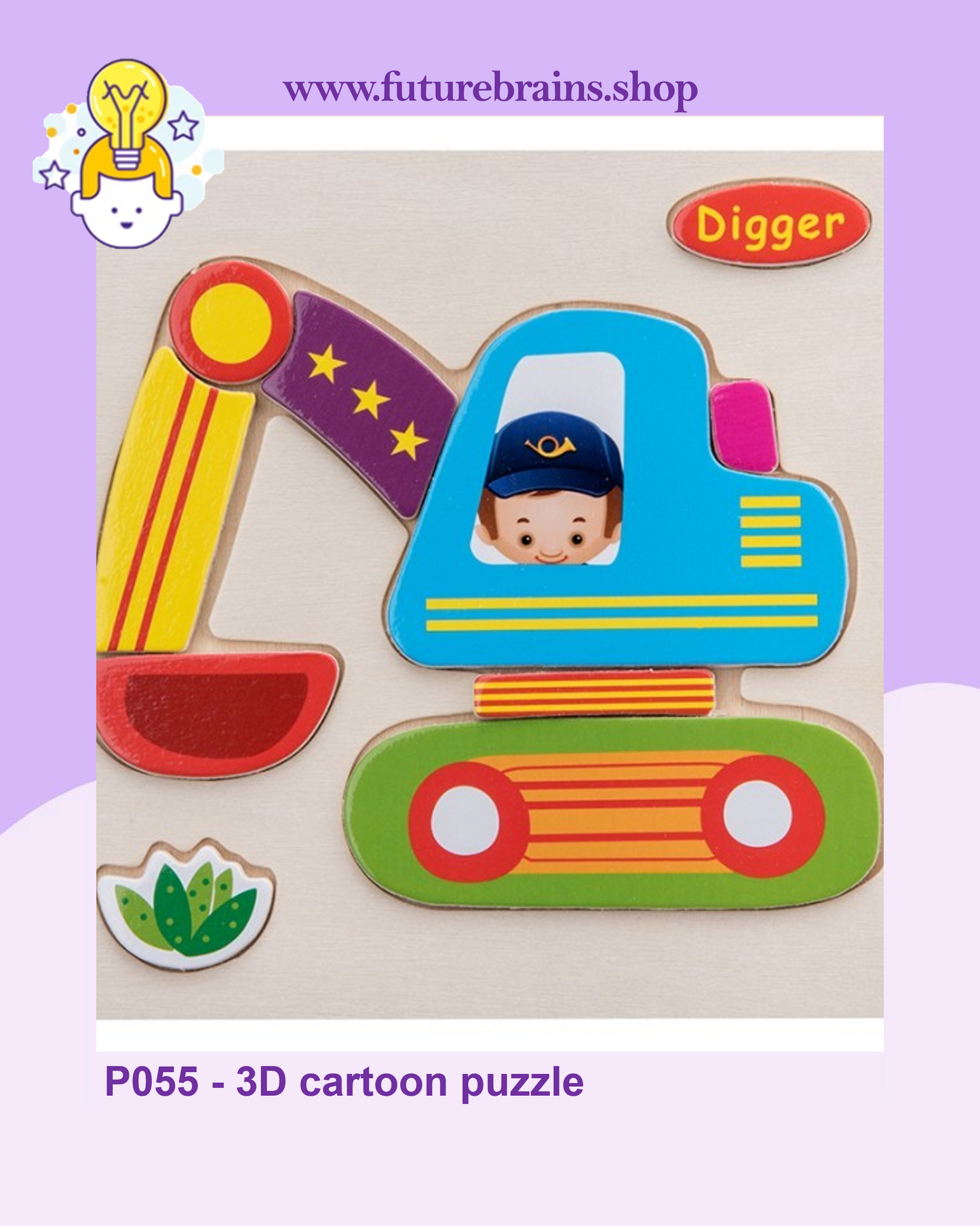P055 - 3D cartoon puzzle (buy 5 for 4$)