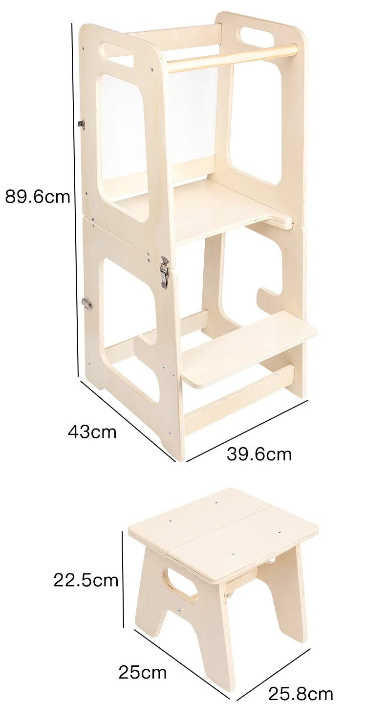 Mo098 - 2 in 1 Montessori learning tower (FREE DELIVERY)