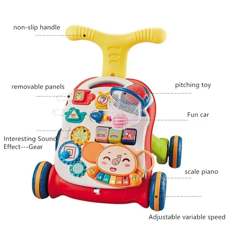 B043 - 2 in 1 musical stroller