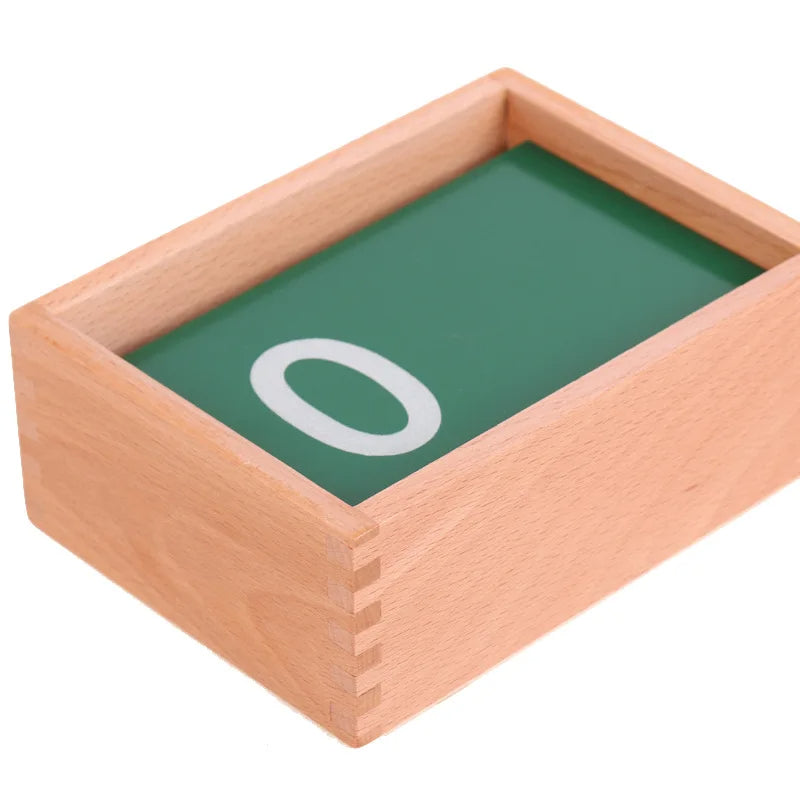 Mo058 - Montessori Sandpaper 0-9 Numbers
