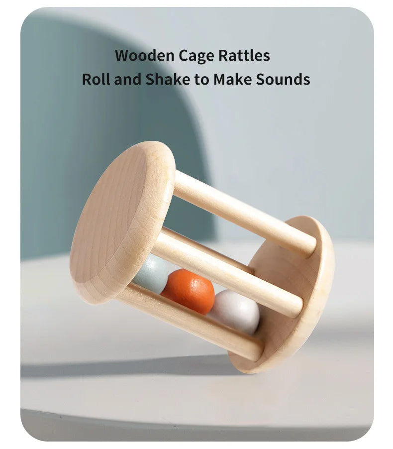 B040 - Wooden music instrument toy 5-pcs set