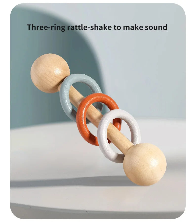B040 - Wooden music instrument toy 5-pcs set