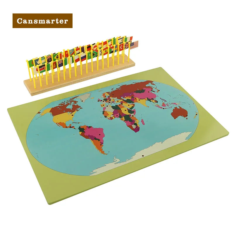 Mo022 - Montessori flags of the world