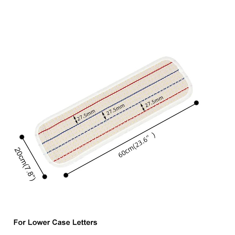 Montessori mat for Movable Alphabets