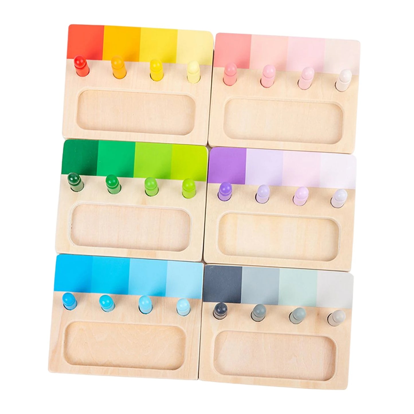 Mo093 - 6-Piece Montessori Color Palette