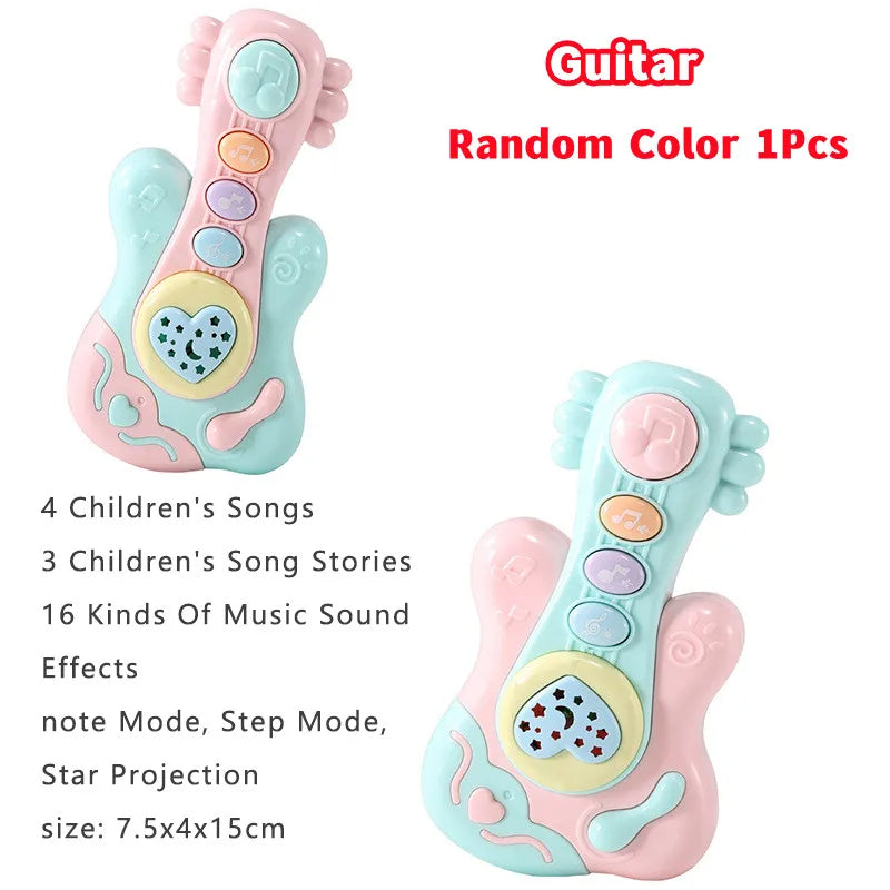 B028 - Sound and light projection instrument - Guitare (Chinese songs)