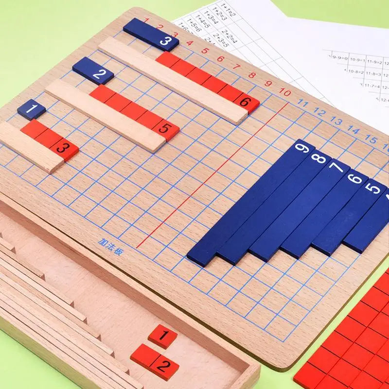 Mo044 - Montessori addition and subtraction boards