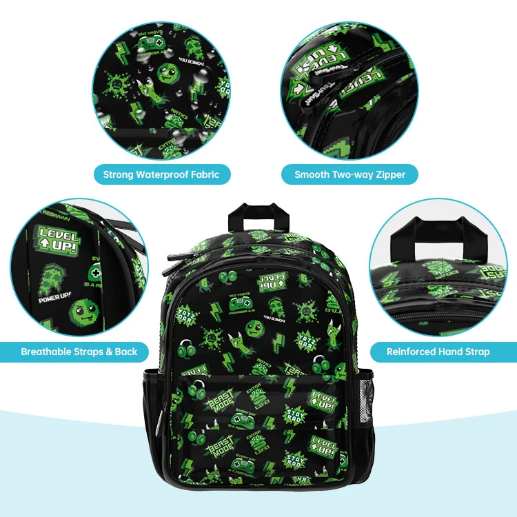 SB011 - 26 cm Toursun school bag gaming design