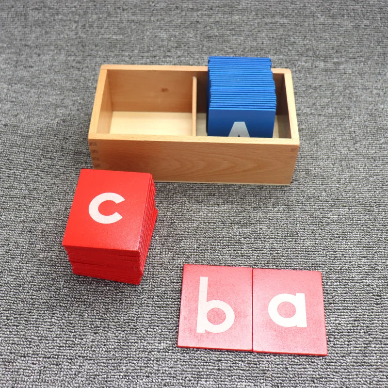 Mo006 - Montessori Uppercase and Lowercase sandpaper letters