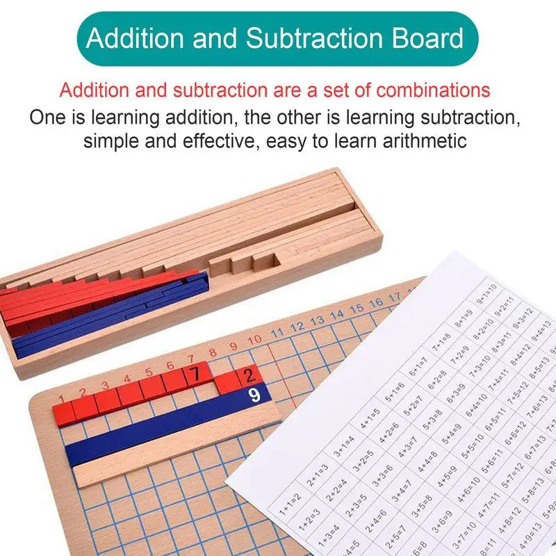 Mo044 - Montessori addition and subtraction boards