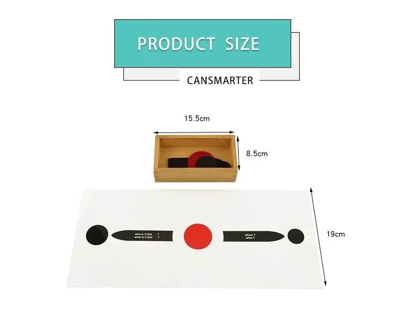 Mo104 - Montessori first chart reading analysis box