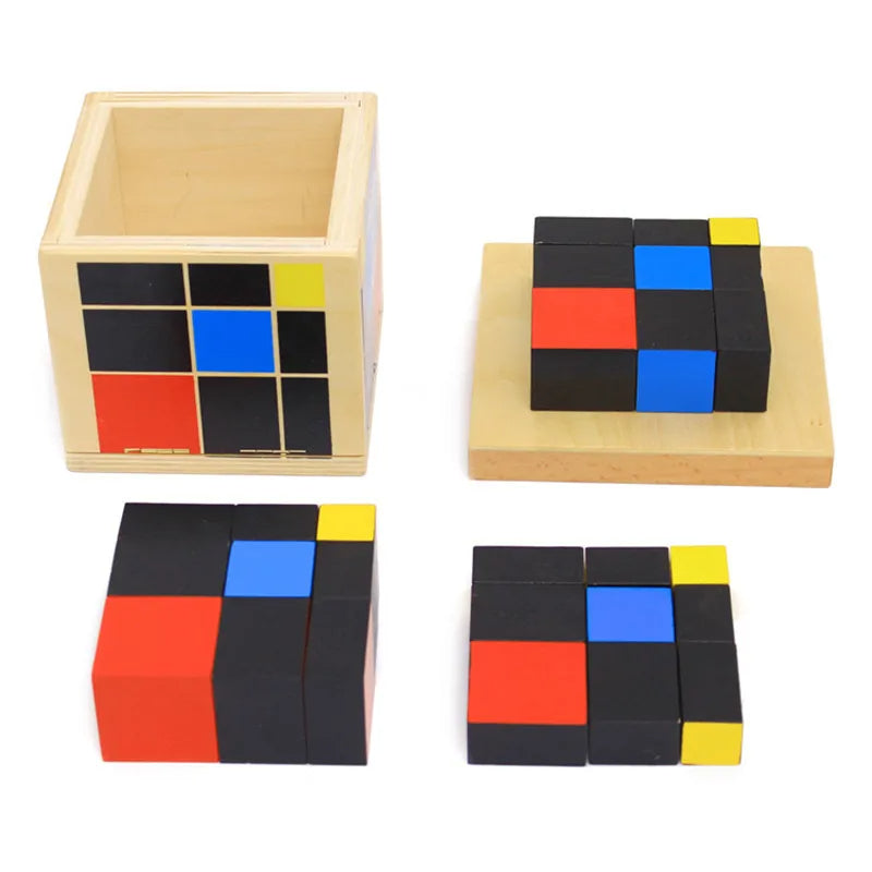 Mo119 - Montessori trinomial cube