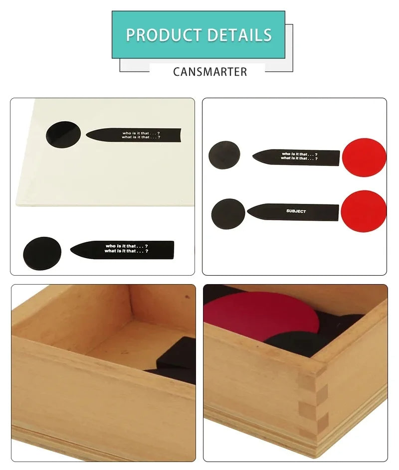 Mo104 - Montessori first chart reading analysis box