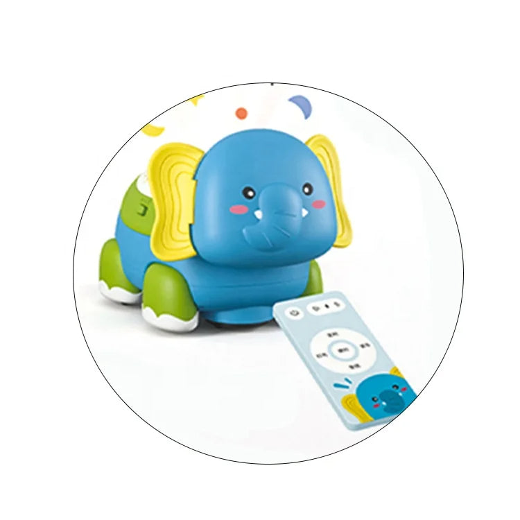 B041 - Musical projection crawling elephant
