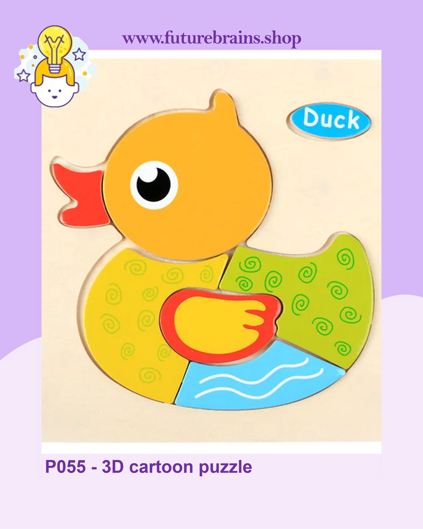 P055 - 3D cartoon puzzle (buy 5 for 4$)