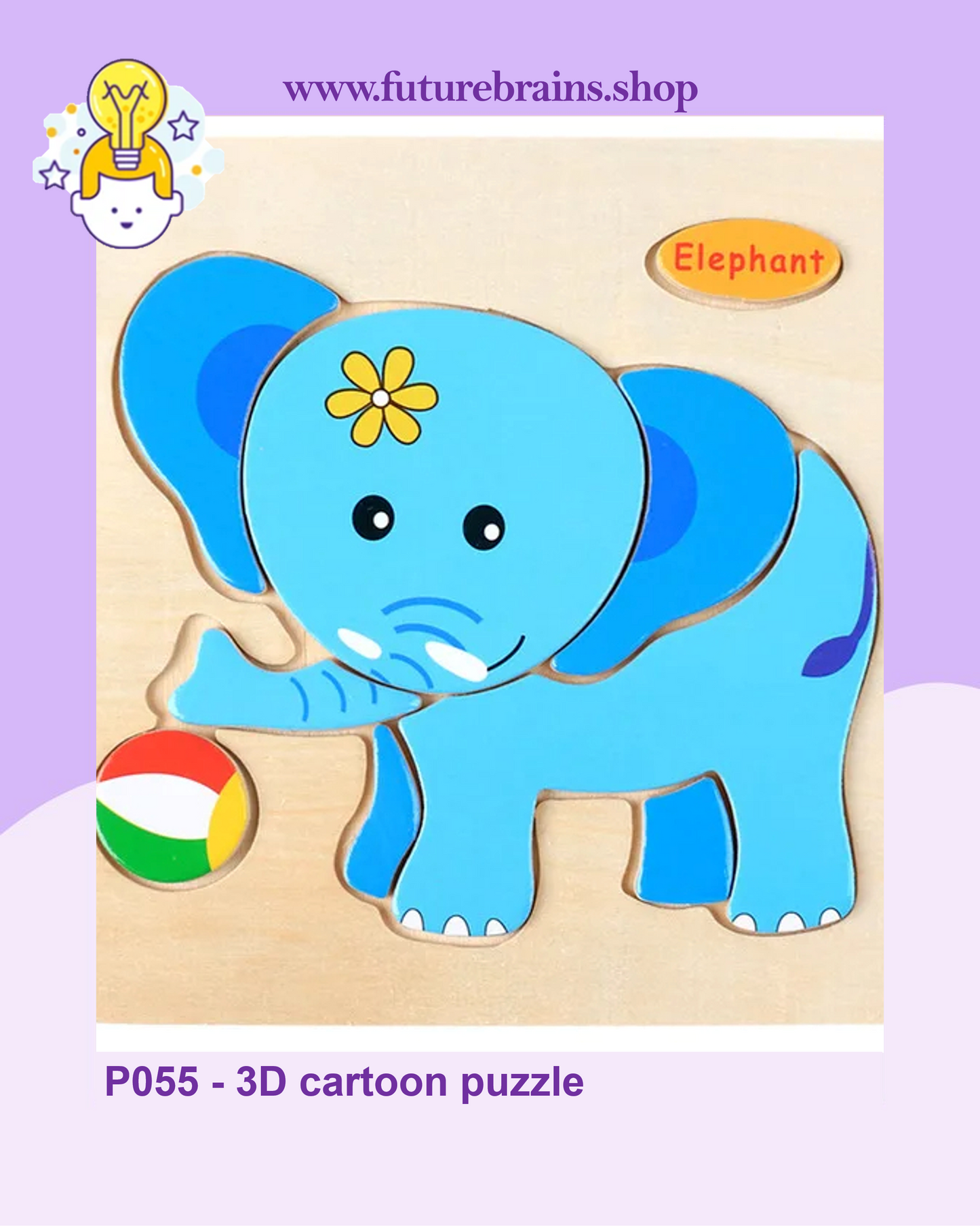 P055 - 3D cartoon puzzle (buy 5 for 4$)