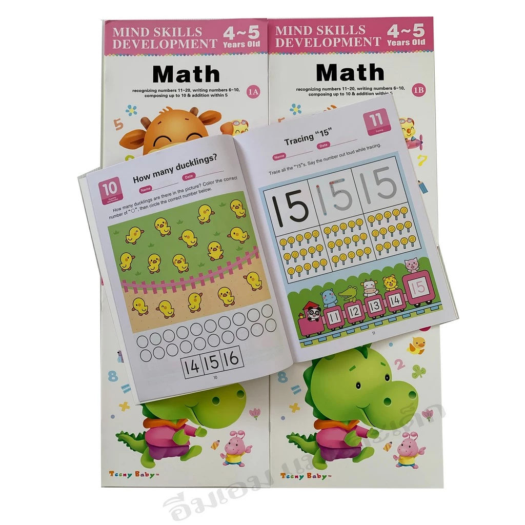 A241 - Mind skills development 4 - 5 years old - Math