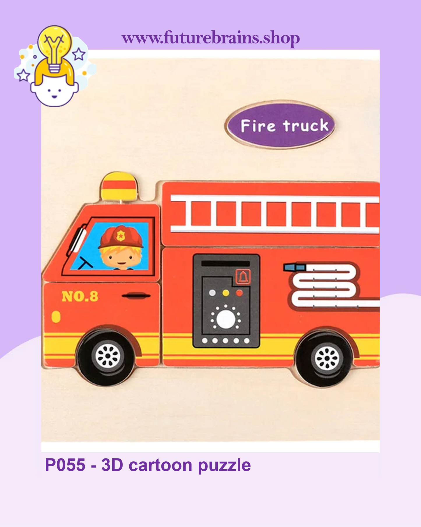 P055 - 3D cartoon puzzle (buy 5 for 4$)
