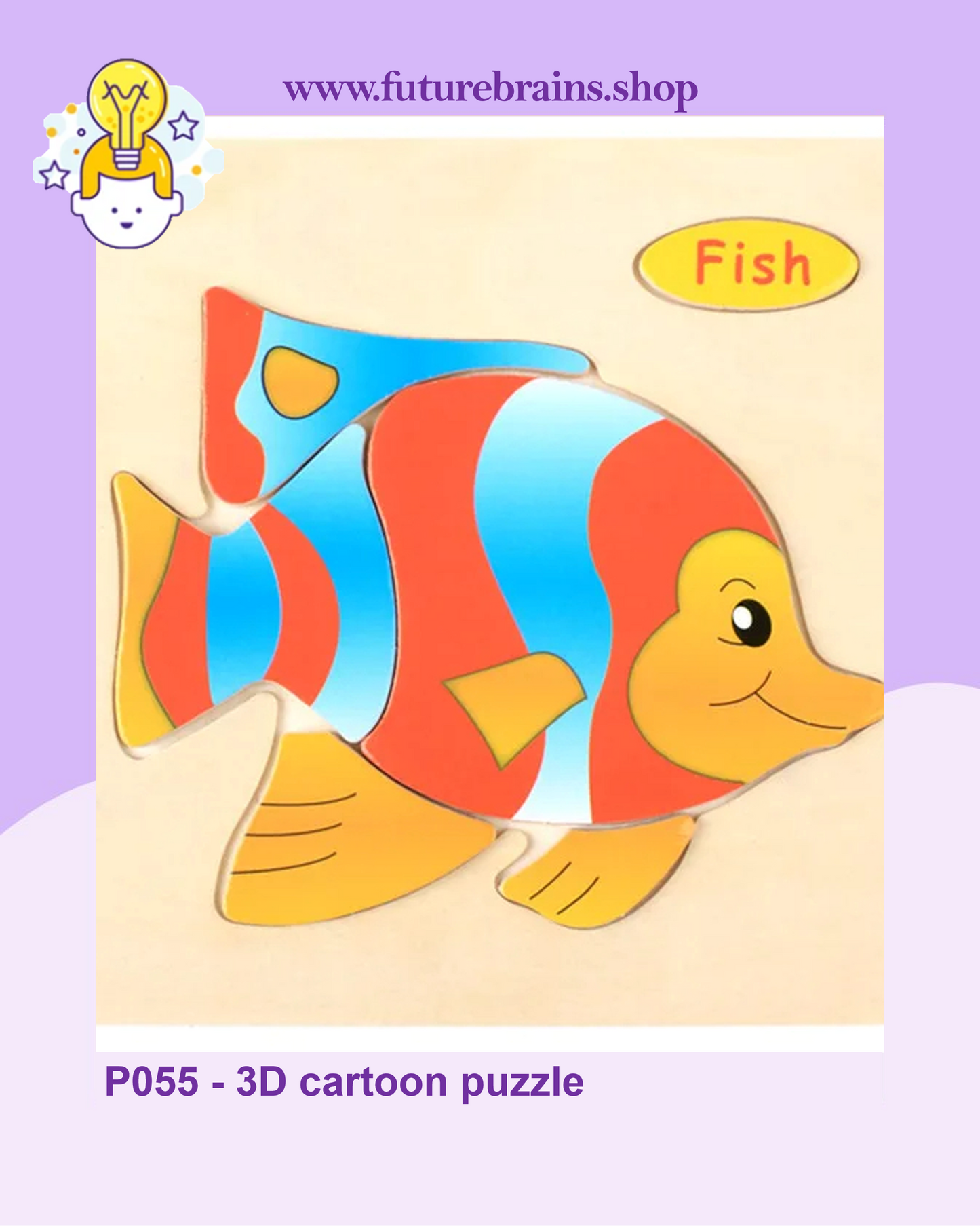 P055 - 3D cartoon puzzle (buy 5 for 4$)
