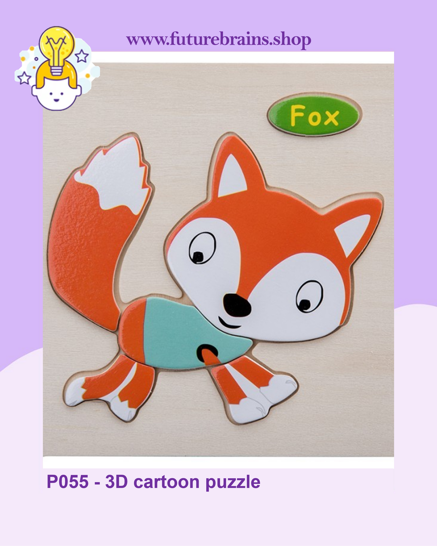 P055 - 3D cartoon puzzle (buy 5 for 4$)