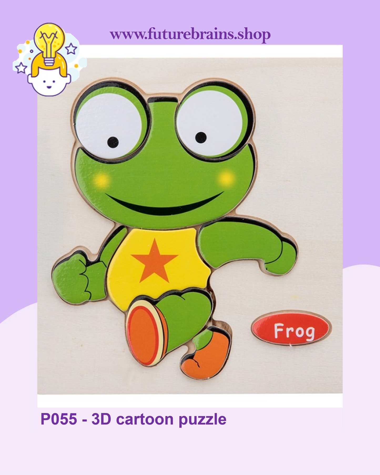 P055 - 3D cartoon puzzle (buy 5 for 4$)