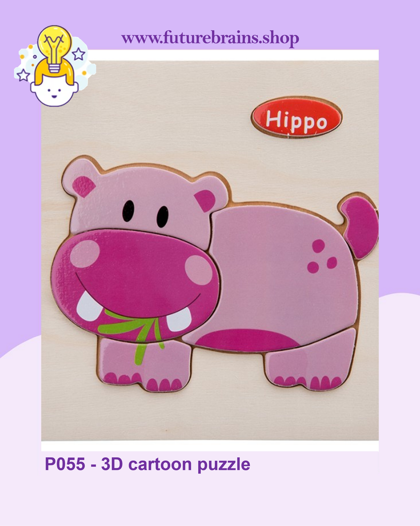 P055 - 3D cartoon puzzle (buy 5 for 4$)