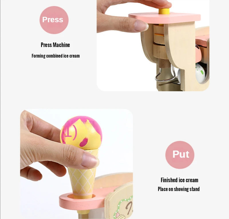 M252 - Wooden Ice cream machine