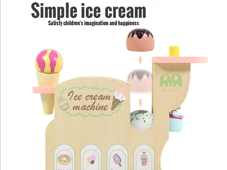 M252 - Wooden Ice cream machine