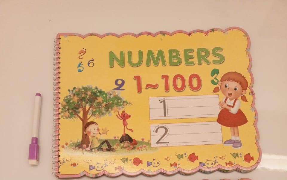 A345 - Numbers 1 - 100 (wipe clean)