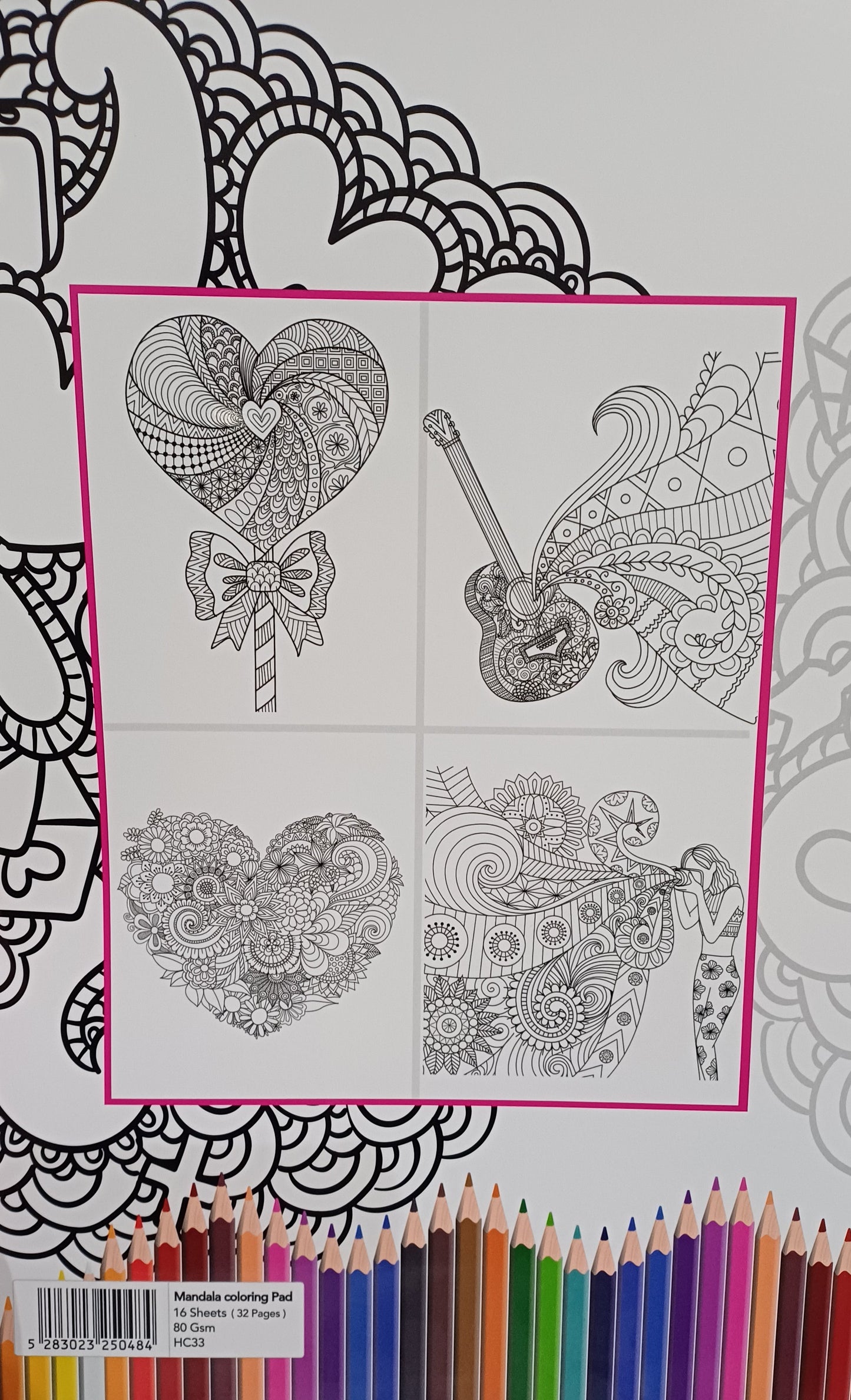C026 - Motivational Patterns Mandala coloring book