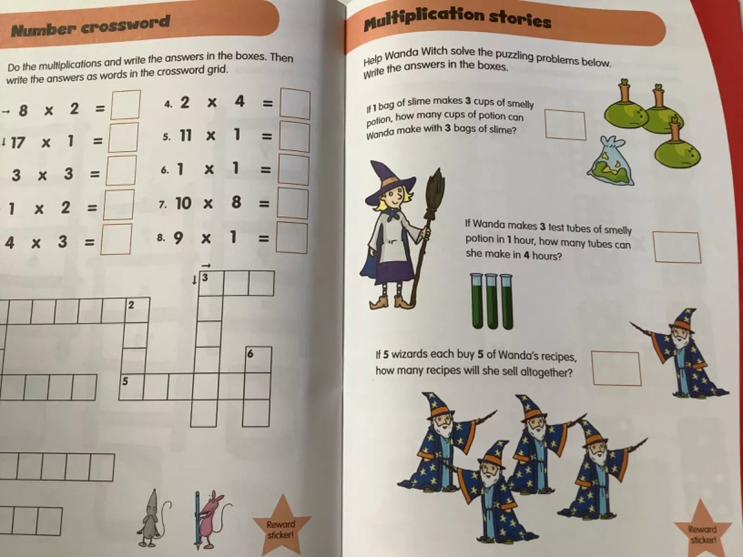 A292 - Help with homework - Times tables 7+