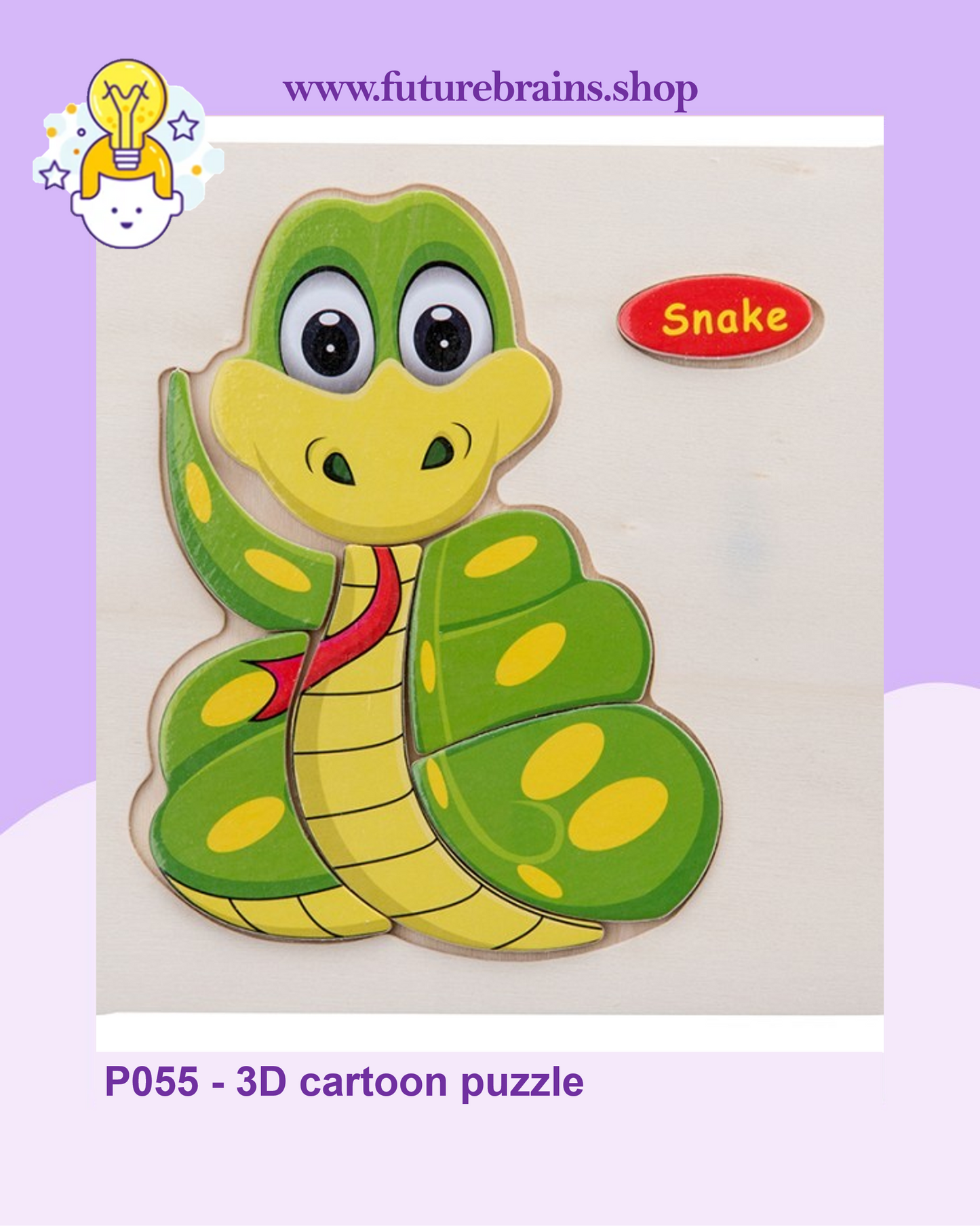 P055 - 3D cartoon puzzle (buy 5 for 4$)
