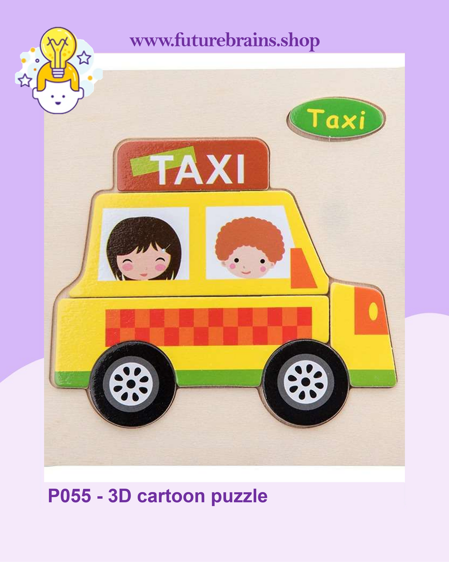 P055 - 3D cartoon puzzle (buy 5 for 4$)